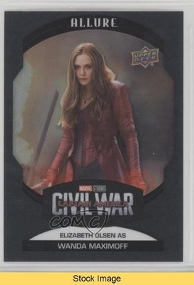 2022 Marvel Allure Black Rainbow Elizabeth Olsen as Wanda Maximoff #51 READ f8x