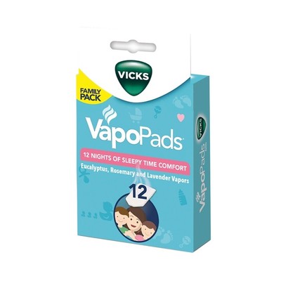 Vicks VapoPads Scent Pads Sleepy Time Comfort 12 EA