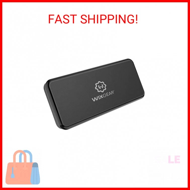 WixGear Soporte Magnético para Teléfono Coche, Universal Stick On Rectangular Tablero Plano Ma Foto 2 de 2