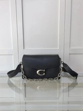 New COACH CAF52 Chain Tabby Crossbody Shoulde...
