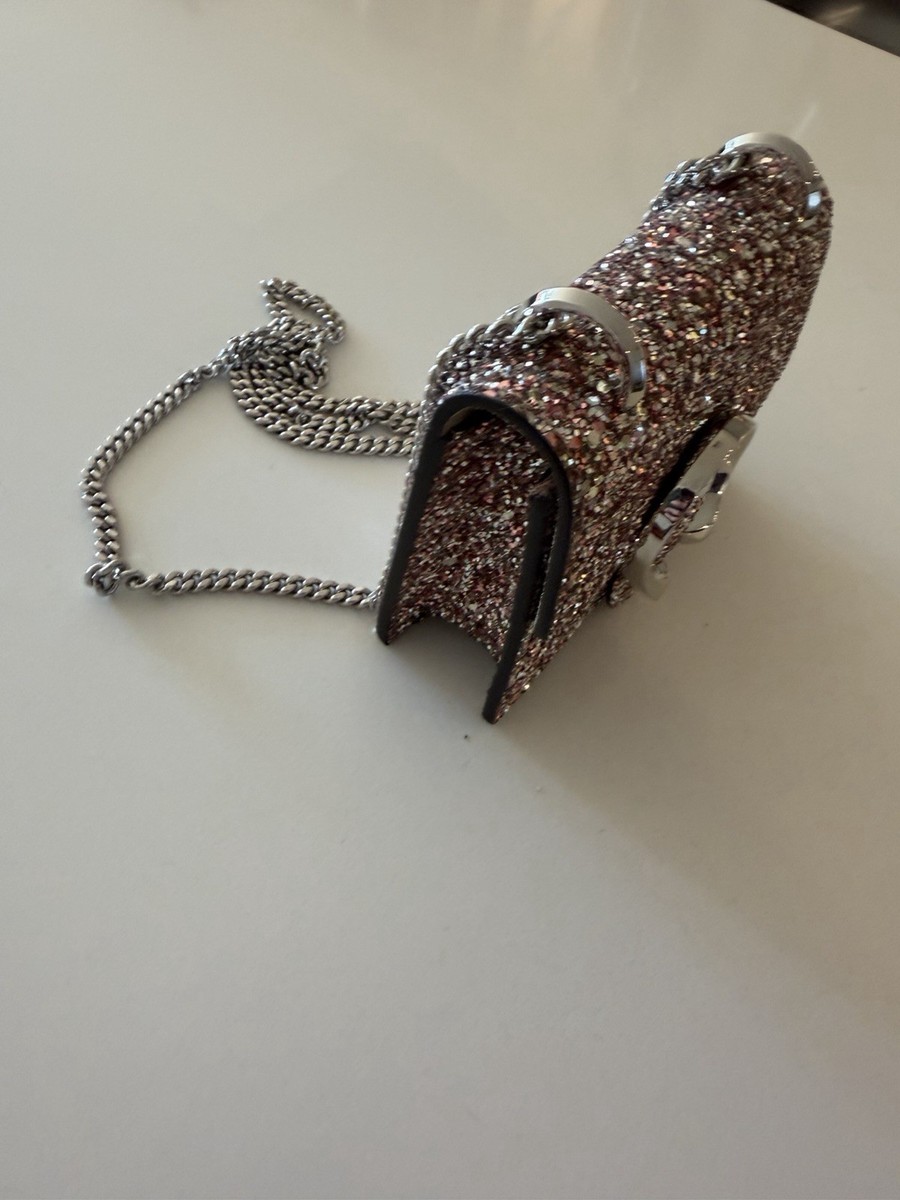 Jimmy Choo Paris Mini Glitter Crossbody bag. | eBay