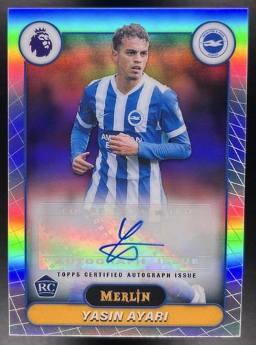 Yasin Ayari #MV-YA 2026 Topps Merlin Premier League Autograph card
