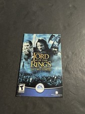 lord of the rings two towers ps2 manual Only