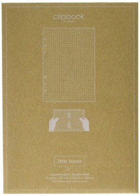 Filofax Clipbook A5 Squared Notepaper Refill - 25 Sheets, 80gsm Recycled
