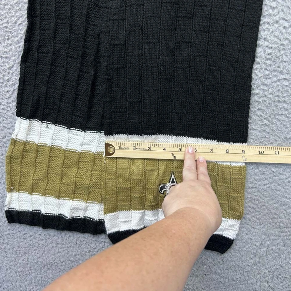 Bufanda New Orleans Saints para hombre Little Earth Productions NFL fútbol Foto 4 de 4