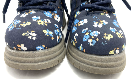 OshKosh B'Gosh Floral Toddler Girls Lace Up Bootie Size 6M Blue B*N - Picture 4 of 8