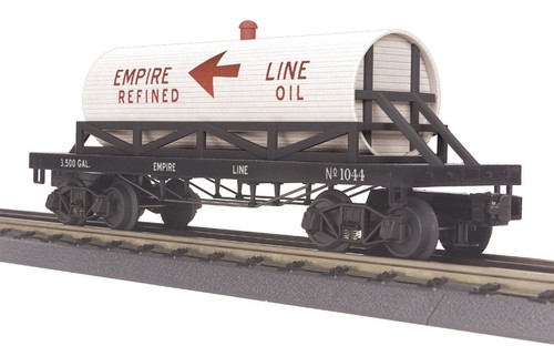MTH 30-73118 Empire Line Wooden Tank Car 19th Century NIB