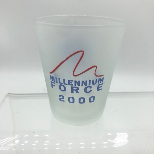 Cedar Point Coaster Capital Of The World Shot Glasses Frosted Clear YOU CHOOSE - Picture 22 of 23