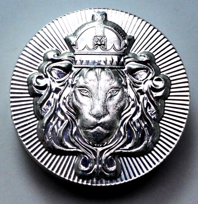 5 Oz 999 Fine Silver Scottsdale Mint Silver Stacker Thick Round w