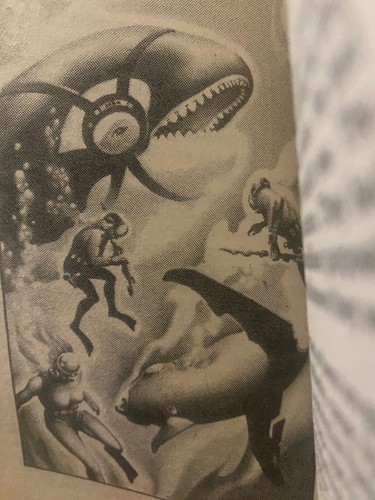 The Space Swimmers , Gordon R Dickson TOR PB 1987 Illustrated Sci Fi Space Opera - Picture 3 of 5
