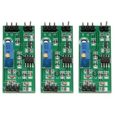 3 pcs LM393 3.5-24V Voltage Comparator Module with LED Display Analog K8159-