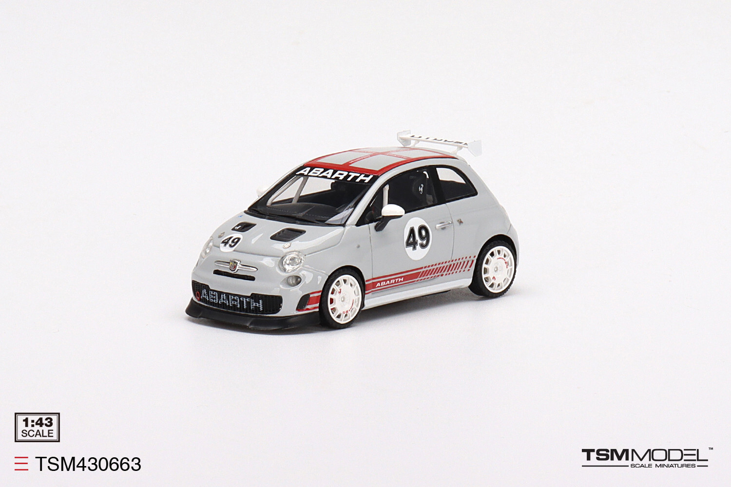 TSM 1/43 FIAT 500 ABARTH ASSETTO CORSE PRESENTATION TSM430663