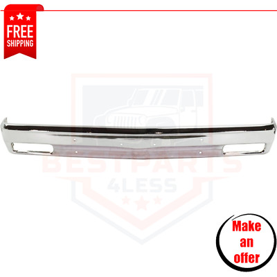 NEW Front Chrome Bumper for 1983-1990 Chevy S10 Blazer / GMC S15