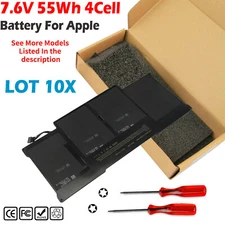 LOT 50X A1405 A1496 Battery For Apple Macbook Air 13'' A1466 2013 2014 2015 2017