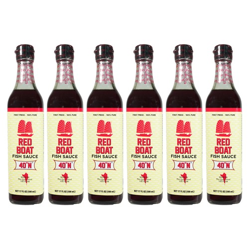 Red Boat Fisch Sauce Nuoc Mam Nhi 40°N 6x500ml Premium Fish Sauce Fischsosse Nam