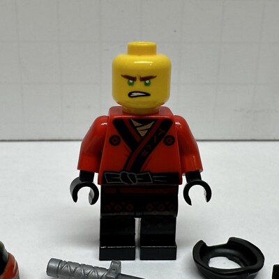 Lego Ninjago Movie Kai Minifig w/Swords Fire Mech Driver njo349