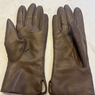 Fownes Wpl 9522 Brown Faux Leather Gloves
