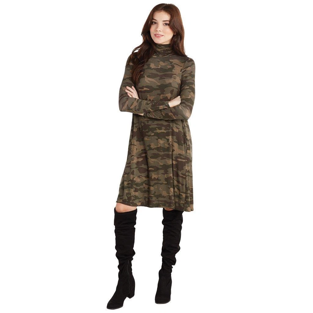 Camo jersey dress cheap