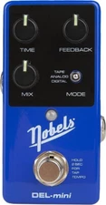 NOBELS DEL MINI Compact Stereo Delay Pedal - True Bypass or Buffered - Tape / Di