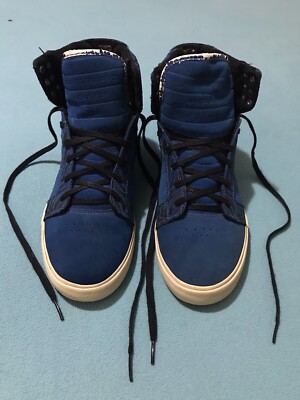 shaoshop様 Zara Man Shoes Size 44/ 11 US Blue Mens Sneaker High Top | eBay
