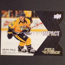 KEVIN FIALA Rookie 2015/16 Full Force Impact #IIKF Nashville Predators rc single