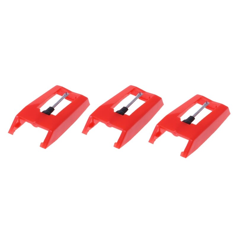 3PCS Replacement Turntable Stylus Cartridge Heads for LP Vinyl Players