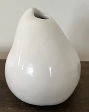 Ceramic Pear Shape Bud Flower Vase