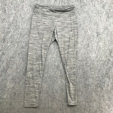 Time And Tru Leggings Womens Size 8-10 Med Gray Heather Mid Waist Super Stretch