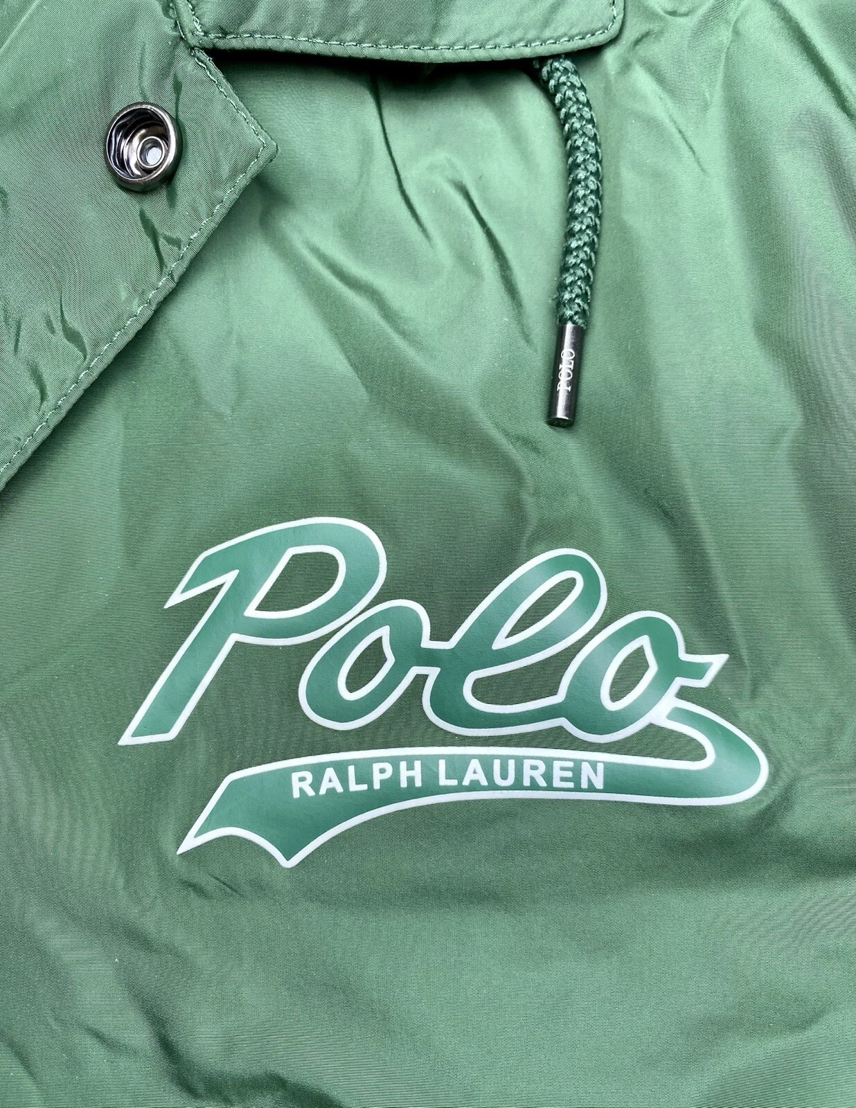 Polo Ralph Lauren foderata in pile con bottoni Coach giacca a vento felpa uomo taglia M