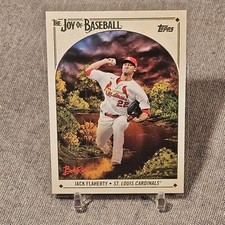 2023 Topps Bob Ross Joy Of Baseball Jack Flaherty St Louis Cardinals #63