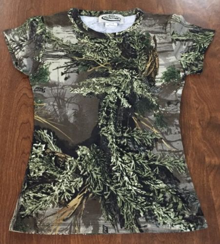 Junior Girls Camo Short Sleeve T-shirt Team Realtree Max-1 Brand New - Picture 1 of 1