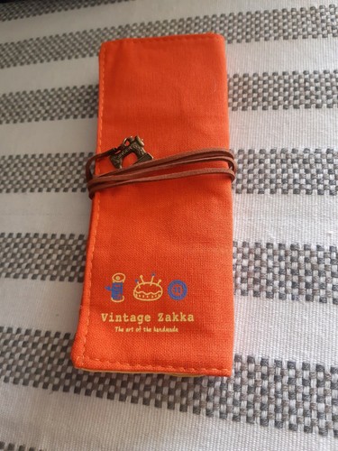 Pencil Case, Pouch, Vintage, Retro Roll, Canvass, Makeup, Cosmetic Pen, - Picture 5 of 13