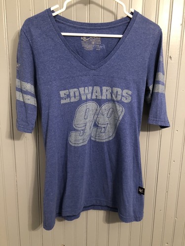 Carl Edwards Chase Authentics #99 Fastenal Damen Nascar Shirt Blau Medium - Bild 1 von 5