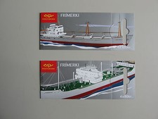 Verkeer/schepen, 2 boekjes/MH IJSLAND, 4x80 en 4x105KR, 2007, postfris/MNH