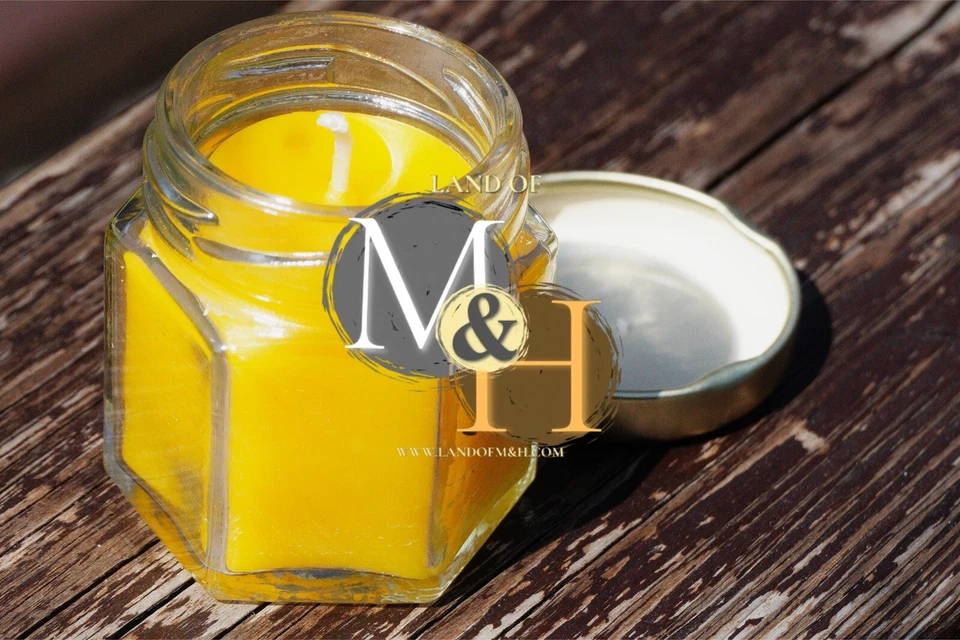 🐝 Velas 100% Cera de Abejas (Paquete de 3) 🕯️🕯️/EE. UU. Aroma Miel Larga Duración 🐝 Foto 4 de 4