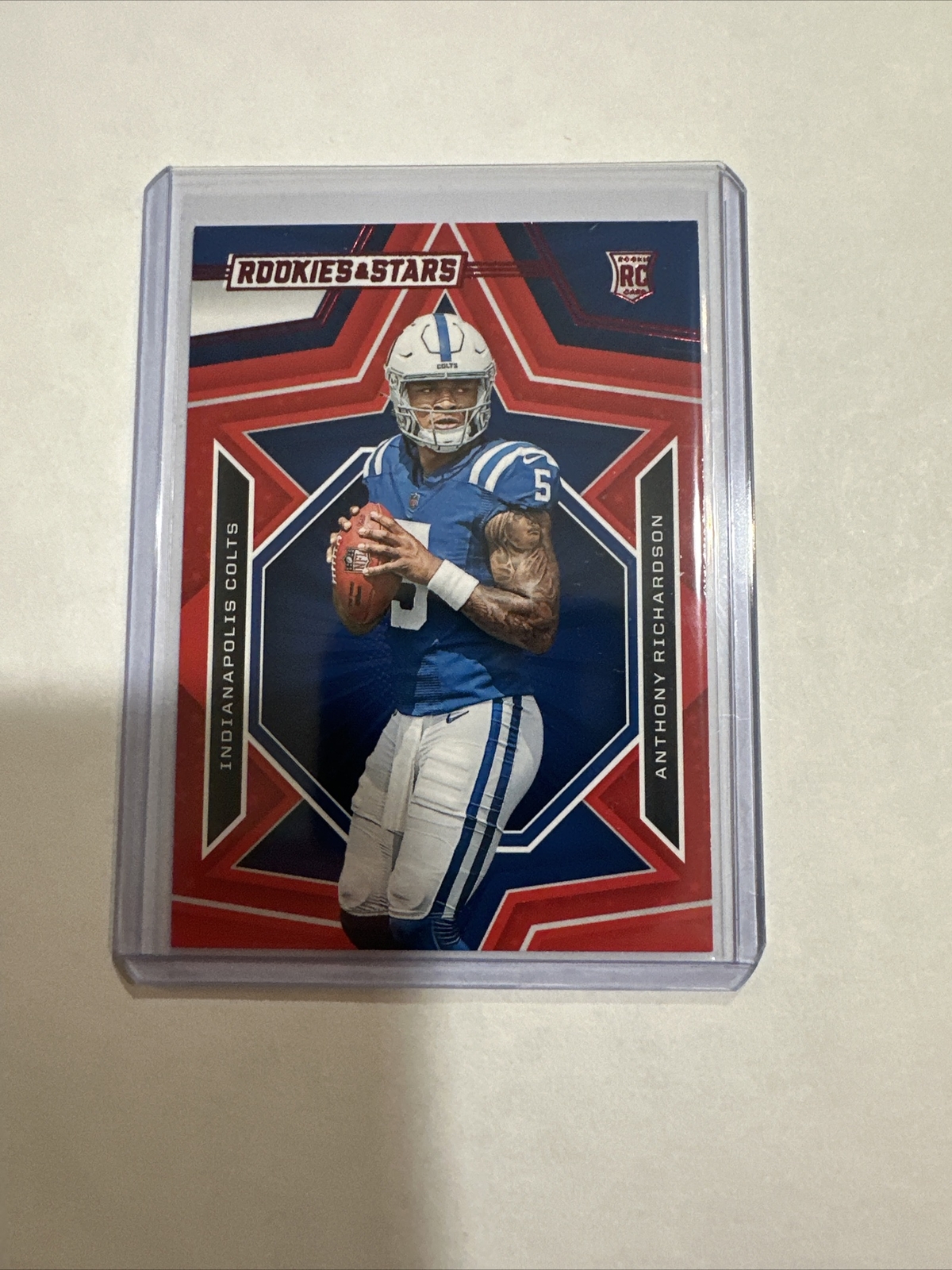 2023 Panini Rookies & Stars Anthony Richardson Red Parallel Rookie RC #102 Colts