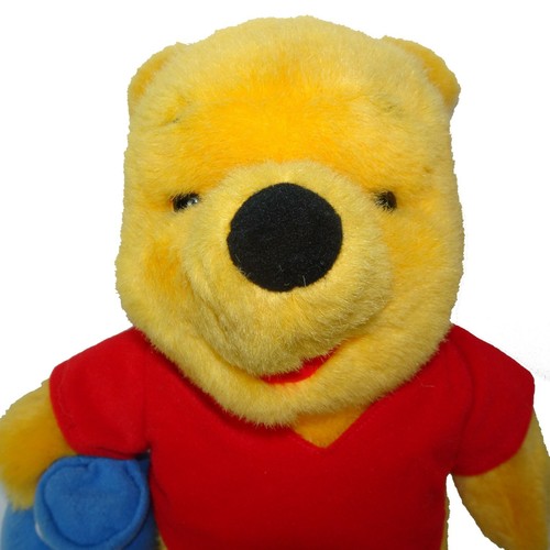 VTG Winnie the Pooh & Honey Pot 11" Stuffed Animal Plush Teddy Bear 1994 Mattel - Picture 2 of 6