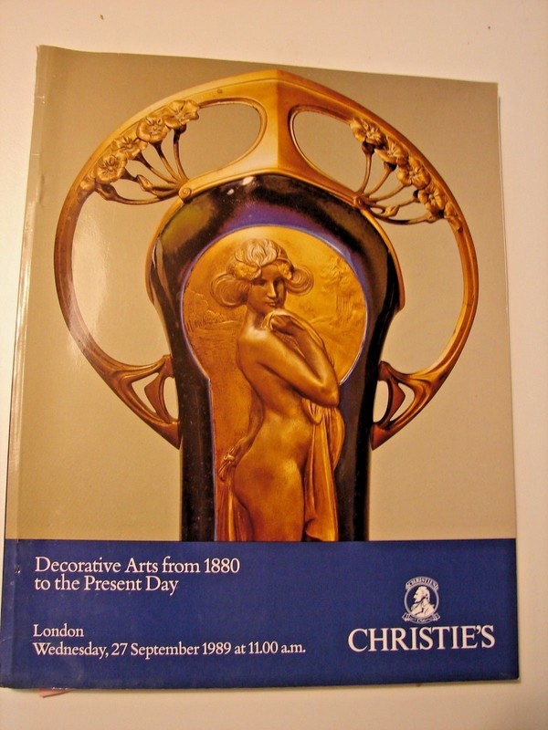 Christie's auction catalog decorative arts 1880- September 27, 1989 London