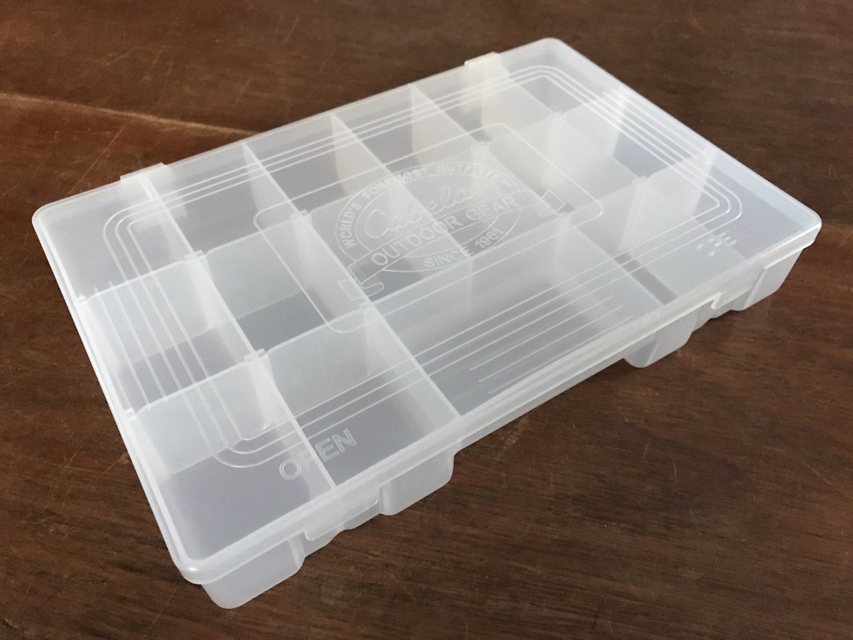 goture tackle box Fishing Organizer - Transparent Fishing Organizer Box w/Measurement Ruler, Adjustable Dividers, Dual Latches Reel Freshwater Fishing Starter Reel Size:4 inch FX4000FC Amazing design and product