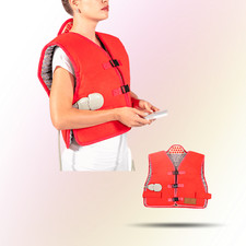 HealthyLine Heating Vest XL Size Infrared PEMF Hot Gemstone Therapy Pain Relief