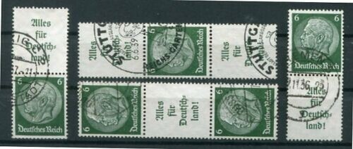 Dr-Zusdr. S139/142 Clean Stamped Single Values Set or Values (M0434