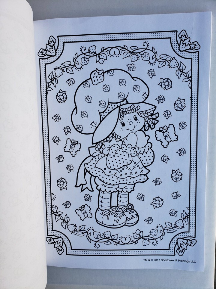 Strawberry Shortcake Coloring Book Retro Advanced | eBay