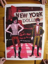 New York Dolls Poster Hi-Fi Bar The Specimens March 26