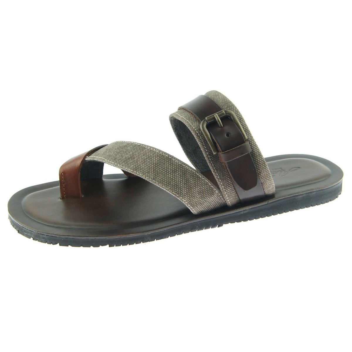 Alex Crane Men\'s Tan Leather Sandals Understated style, elevated comfort. Our men main image 2