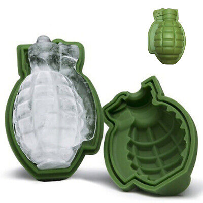 Ice Tray Mould Silicone Chocolate Baking Cake Decorating Mold Tool Grenade Craft