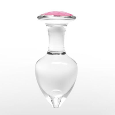 Plug Anal En Verre à Billes - Grand Modèle, Transparent, Unisexe, Neuf, Sans Marque