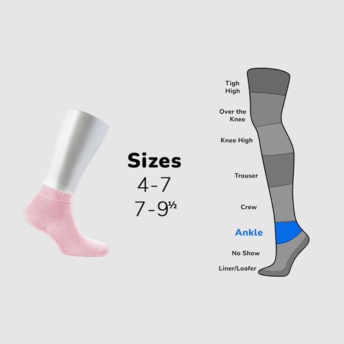 Cosyfeel® Women Loose Diabetic Ankle Socks 4-Pack Bamboo Material Seamless Toe - Picture 138 of 231