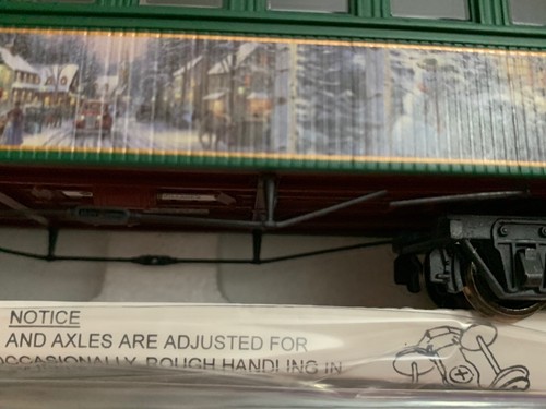 Thomas Kinkade Hawthorne Village Christmas Painter Light Bachmann HO Train Cars! - Picture 7 of 29