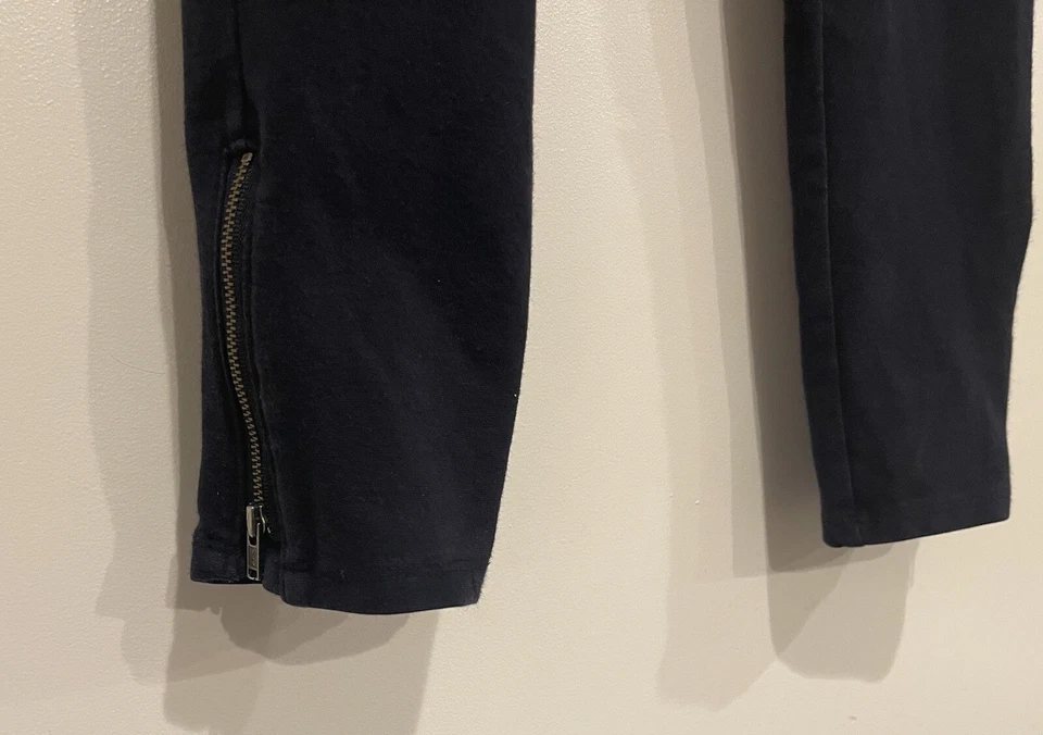 Pantalones Gap Niños Niñas Azul Sólido Cremallera Pierna Pull-On Cintura Elástica Azul Marino XXL 14-16 Foto 2 de 4