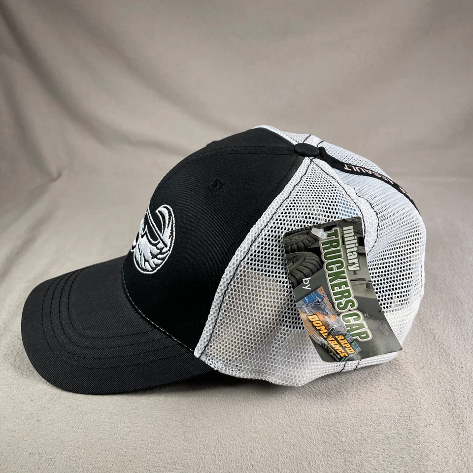 Gorra Air Assault Hombres OS Negra Trucker Cap Rapid Dominace Malla Espalda Nueva con Etiquetas Foto 2 de 4